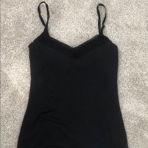 Black Size 6 Mesh Detail Lululemon Tank